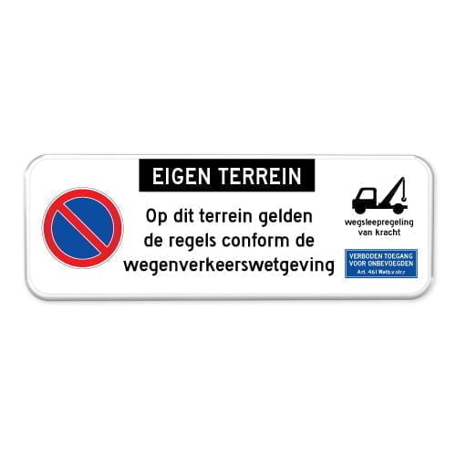 eigen-terrein-bord