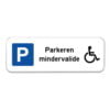 parkeerbord-mindervalide