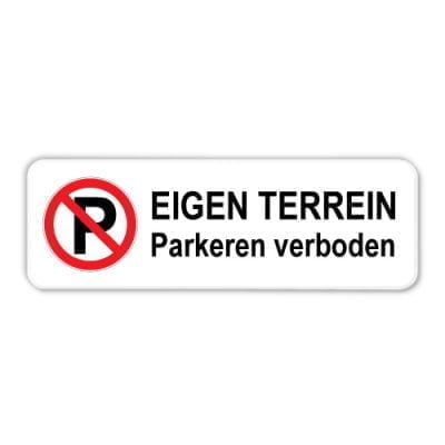 bord-eigen-terrein-parkeren-verboden