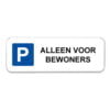 parkeerbord_alleen_voor_bewoners