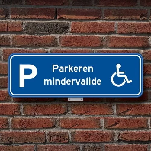 parkeerbord-mindervalide