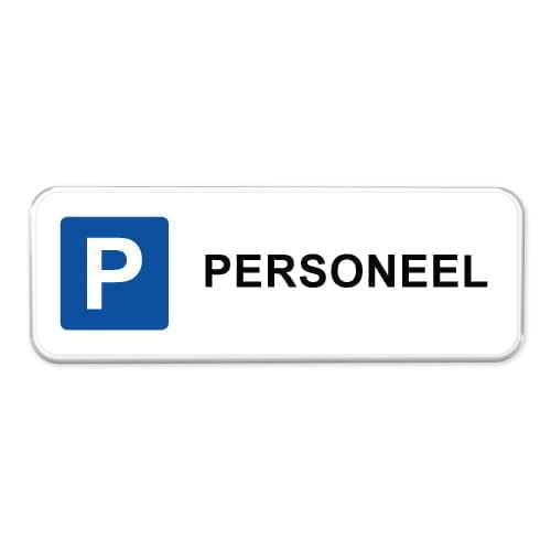 parkeerbord_personeel