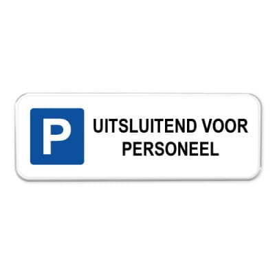 parkeerbord_personeel_II