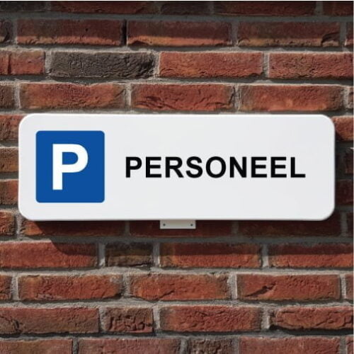 Parkeerbord Personeel 1 - Afbeelding 3