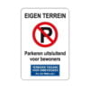 bord-eigen-terrein-bewoners-60x40cm