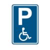 Parkeerbord Mindervaliden