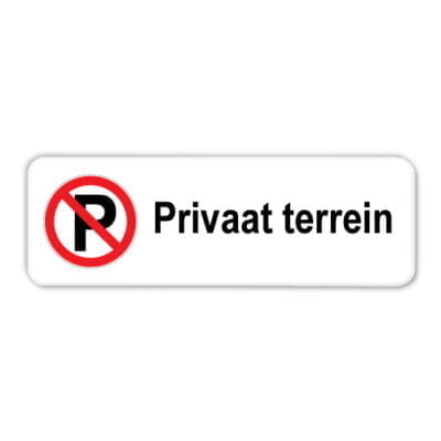 bord-privaat-terrein