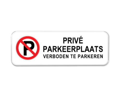 Privé parkeerplaats borden