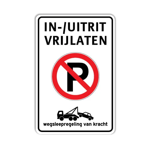 PBS-bord-in-uitrit-vrijlaten-wegsleepregeling