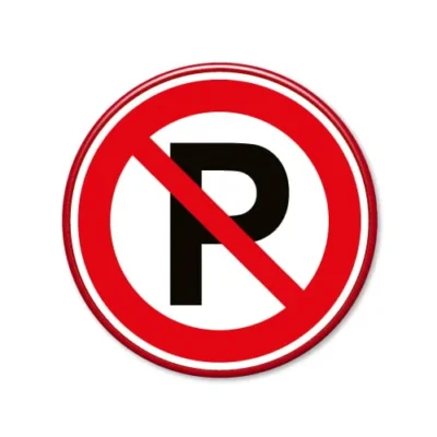 PBS-bord-niet-parkeren-rond