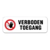PBS-verboden-toegang-bord-iiii