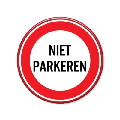 PBS-verkeerbord-niet-parkeren