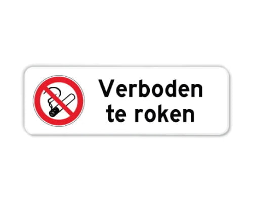 Roken / Rookvrij borden