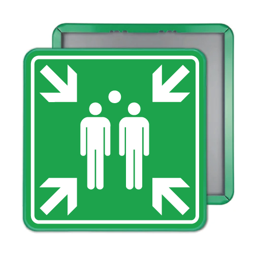 Verzamelplaats borden (BHV)